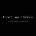 Current Time in Moscow