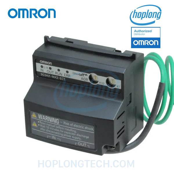 3G3AX-MX2-ECT Omron - Giao tiếp EtherCAT cho MX2 - 60x67.6x44.9