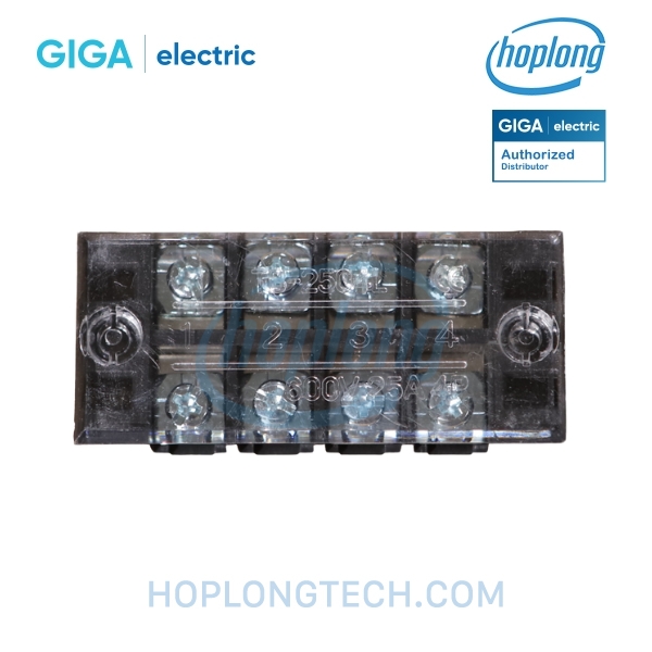 Cầu đấu khối GG-TB-2504 Giga Electric - 4P - 25A
