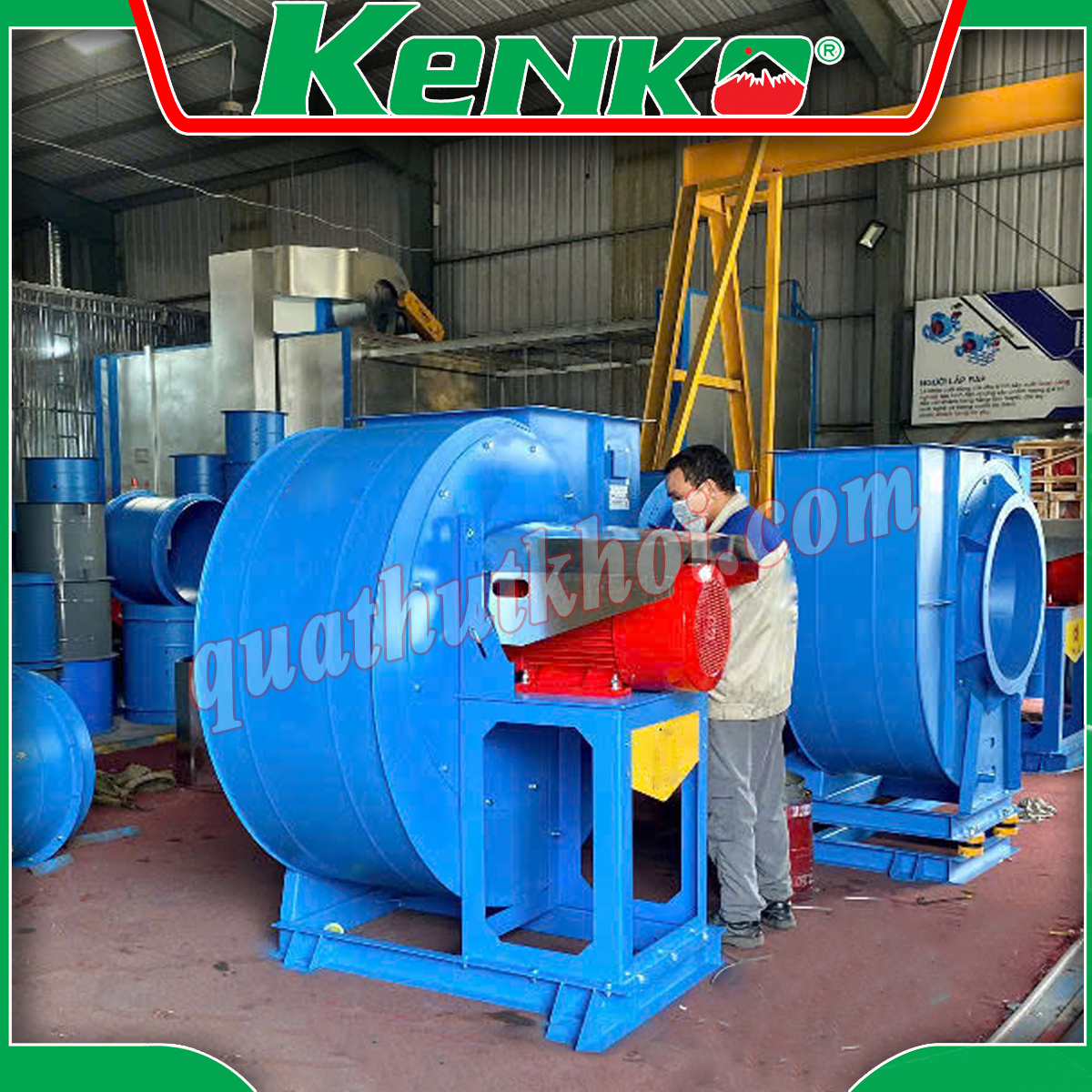 Bảo trì bảo dưỡng quạt hút khói hướng trục