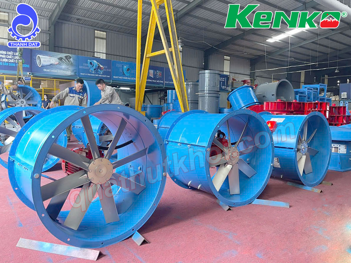 Quạt hướng trục nối ống gió | Quạt thông gió hướng trục