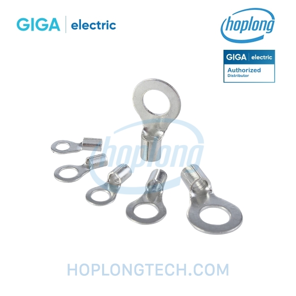 Đầu cos vòng trần thau GG-RNB1.25-4 Giga Electric - 0.5~1.5 mm²