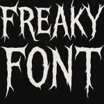 freaky font