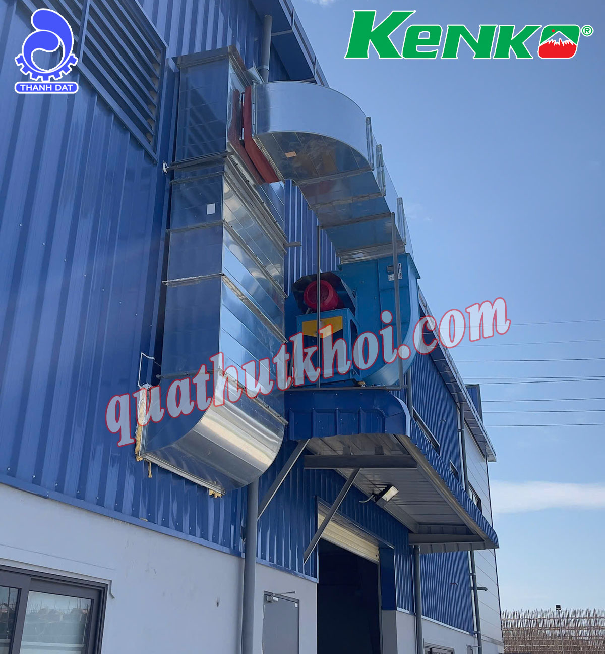 Lắp đặt quạt ly tâm công nghiệp | Quạt hút công nghiệp