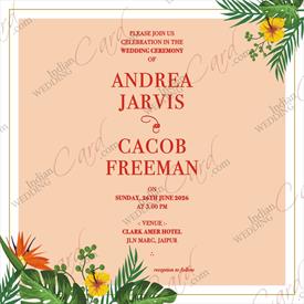 WhatsApp Wedding Invitation, Indian Wedding Card for WhatsApp
