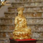 Tượng địa tạng vương bồ tát bằng đồng Dung Quang Hà