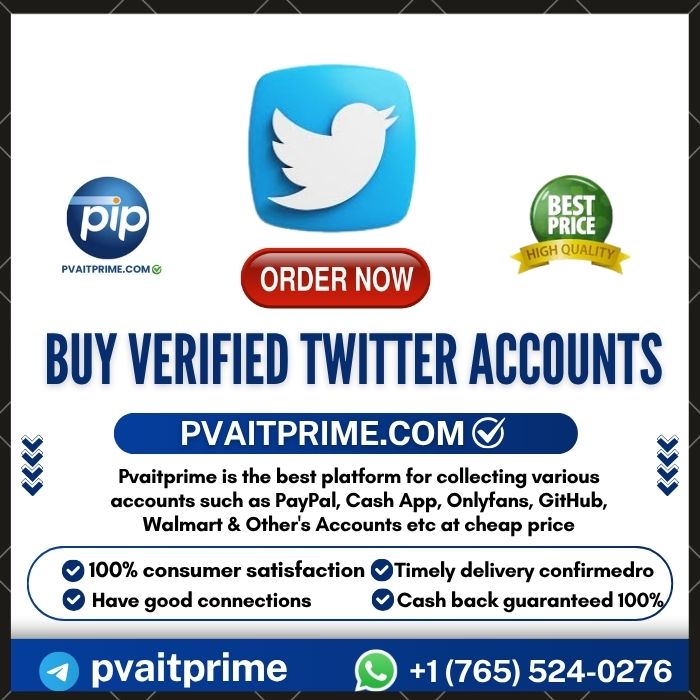 Buy Verified Twitter Accounts - 100% Safe Number, Gmail, Verified