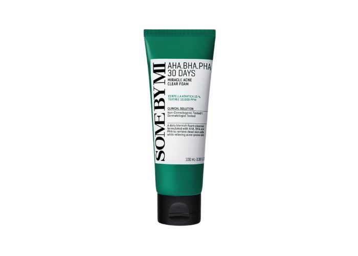 Sữa rửa mặt trị mụn Aha-Bha-Pha 30 Days Miracle Acne Clear Foam sạch sâu