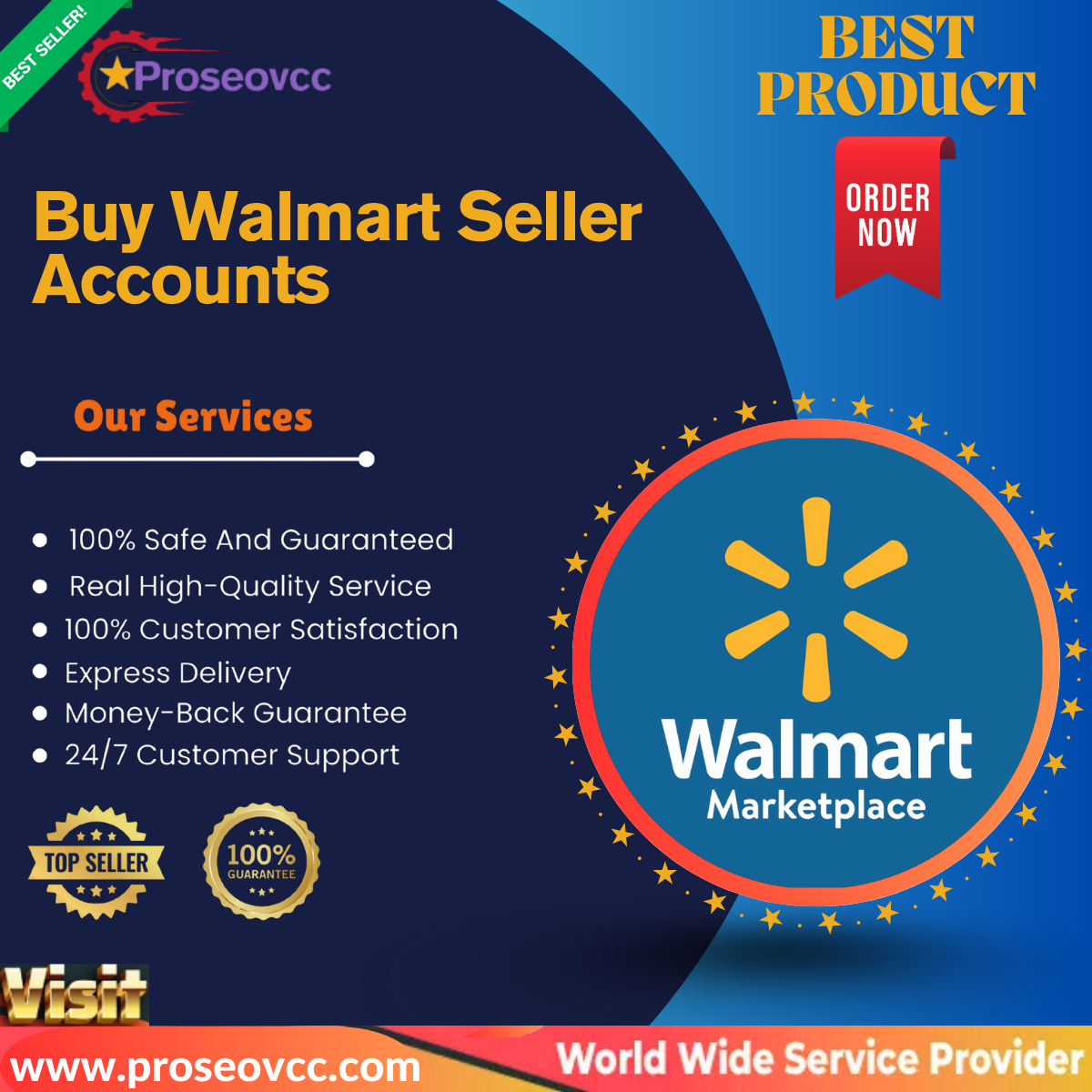 Buy Walmart Seller Accounts – 100% Safe & Best Marketplace