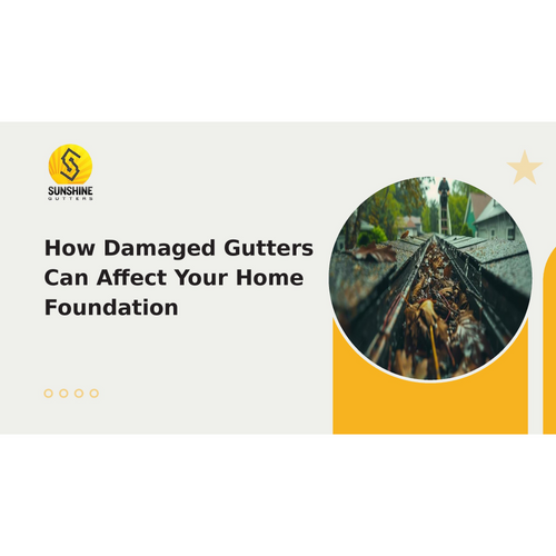 How Damaged Gutters Can Affect Your Home Foundation