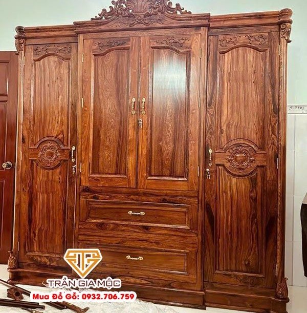 Trần Gia Mộc - Thu Mua Tủ Quần Áo Cũ Gỗ Cẩm Lai, Gỗ Gõ Mật, Gỗ Hương, Gỗ Trắc Tận Nơi Giá Cao