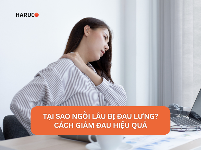 Tại sao ngồi lâu bị đau lưng? Cách giảm đau hiệu quả