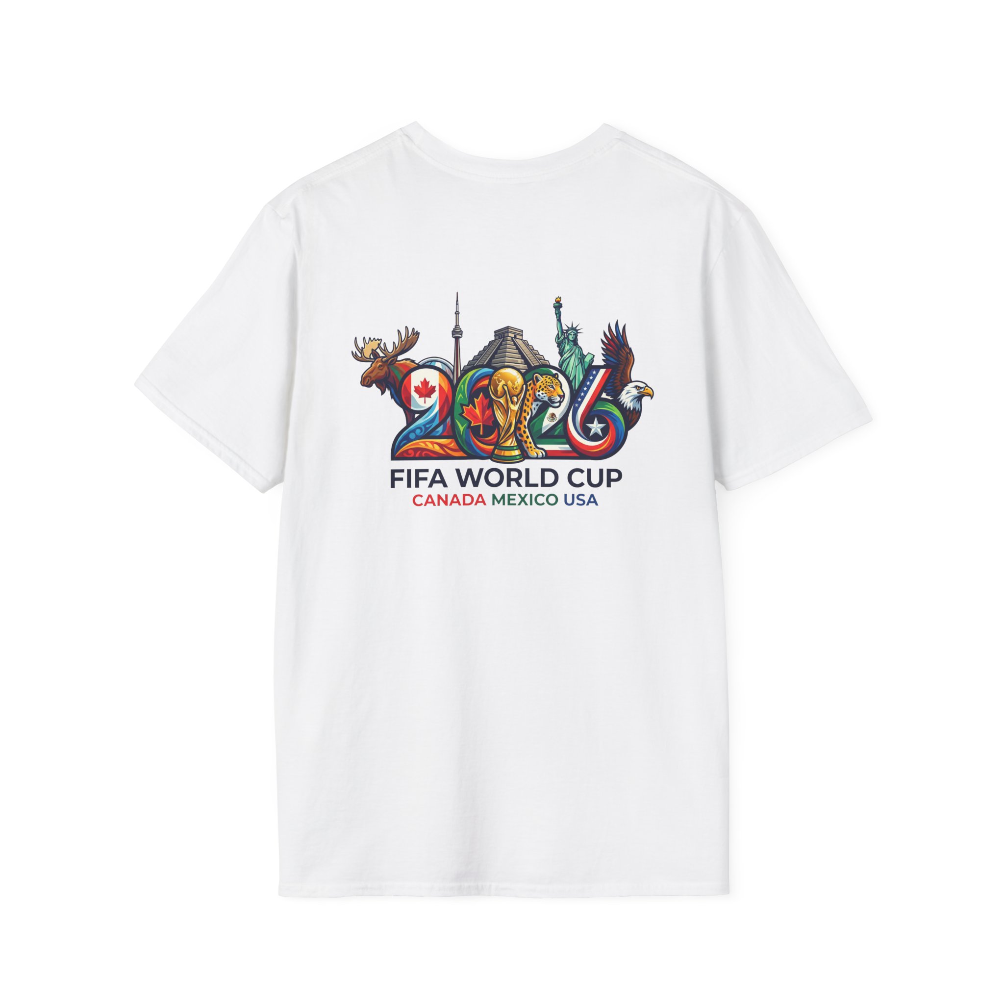 World Cup 2026 Supporter T-Shirt - USA Canada Mexico Host Nation Fan Apparel - HeyBuy Store