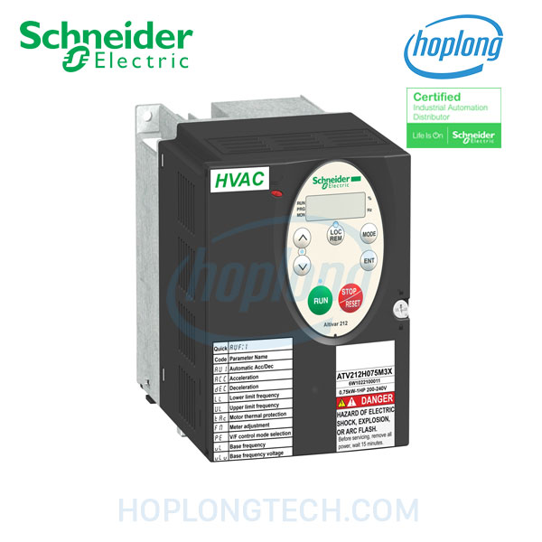 ATV212HU40M3X Schneider - (3P 200~240VAC) - 4kW - 18.7A