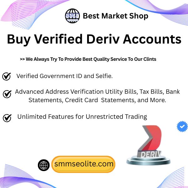 Buy Verified Deriv Accounts-Best Online Trading Platform