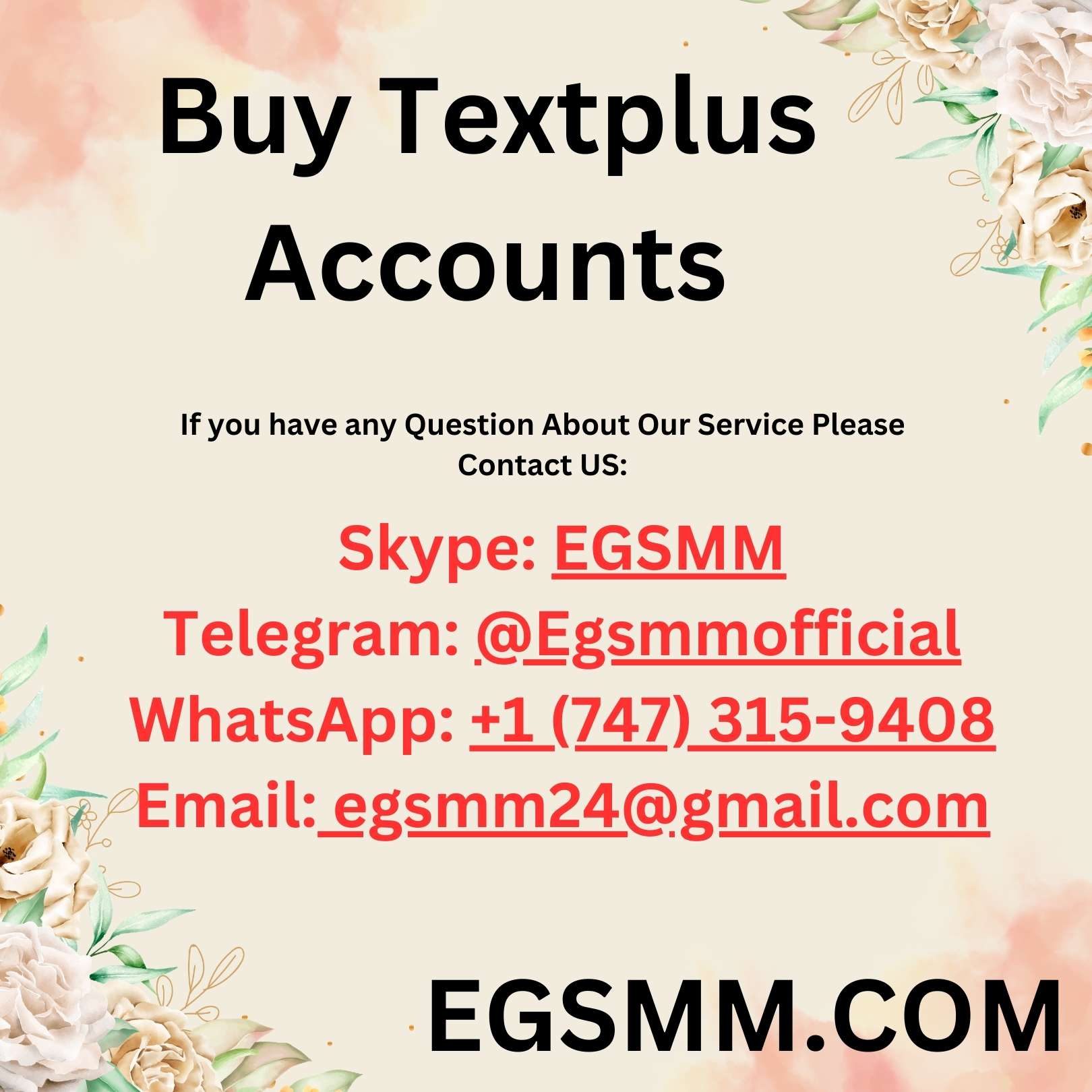 Buy Textplus Accounts