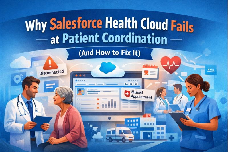 Why Salesforce Health Cloud Fails at Patient Coordination And How to Fix It?