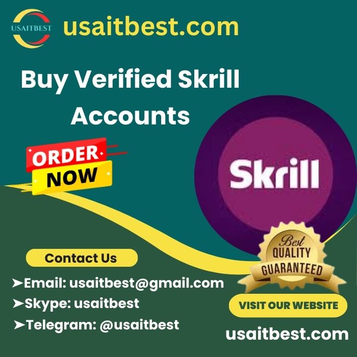 Buy Verified Skrill Accounts - 100% USA, UK Verified & Safe