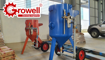 Cối phun cát di động – Lựa chọn số 1 cho mọi công trình