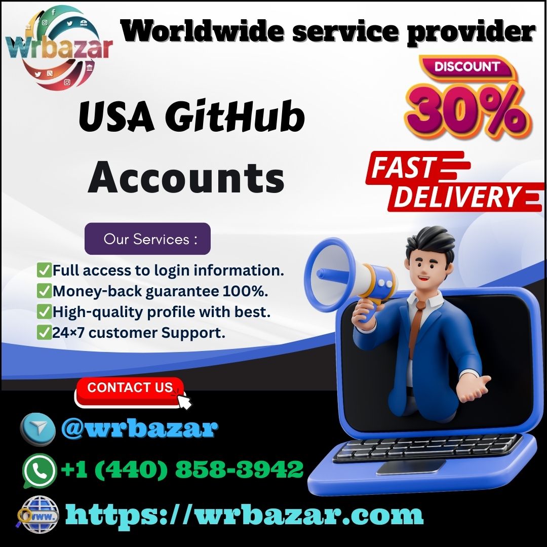 GitHub Accounts - 100% Best Site To wrbazar