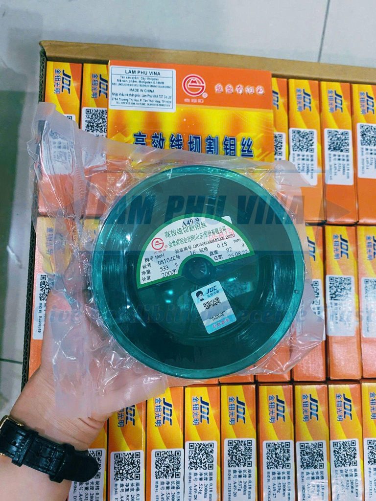 Dây Molybdenum 0.18 Cho Máy Cắt Dây Trung Quốc - Máy Cắt Dây EDM