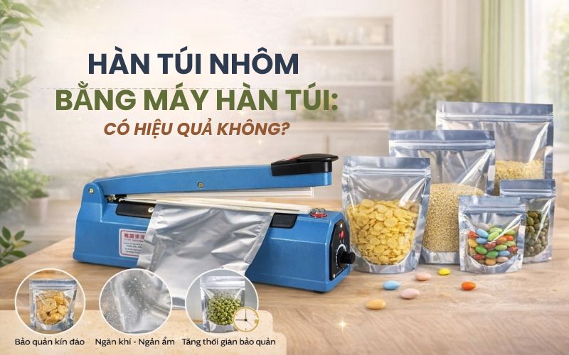 Hàn túi nhôm bằng máy hàn túi: Có hiệu quả...