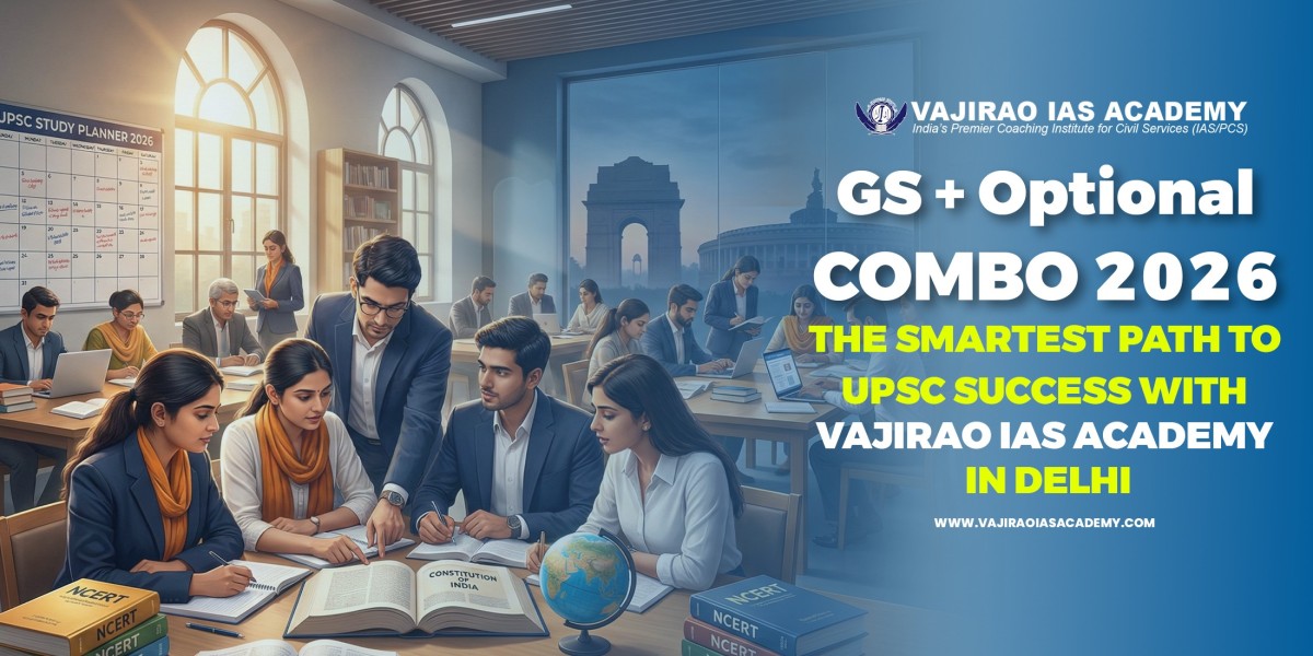 GS + Optional Combo 2026: The Smartest Path to UPSC Success with Vajirao IAS Academy in Delhi