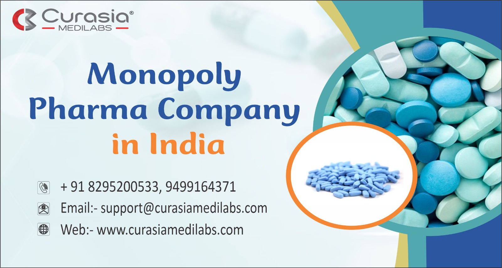 Best Monopoly Pharma Company in India | Curasia Medilabs