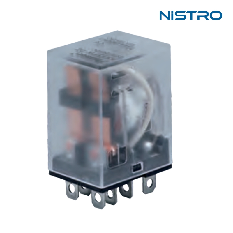 Rơ le trung gian N2L-D12 NiSTRO - Đèn LED - 10A - 12VDC