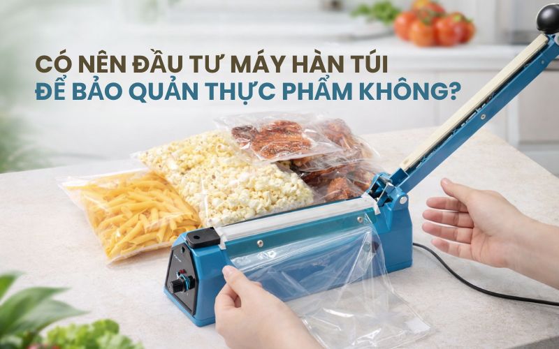 Có nên đầu tư máy hàn túi để bảo quản thực phẩm...