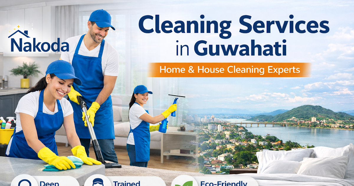 Professional Cleaning Services in Guwahati – Making Homes Cleaner, Healthier, and Happier with Nakoda