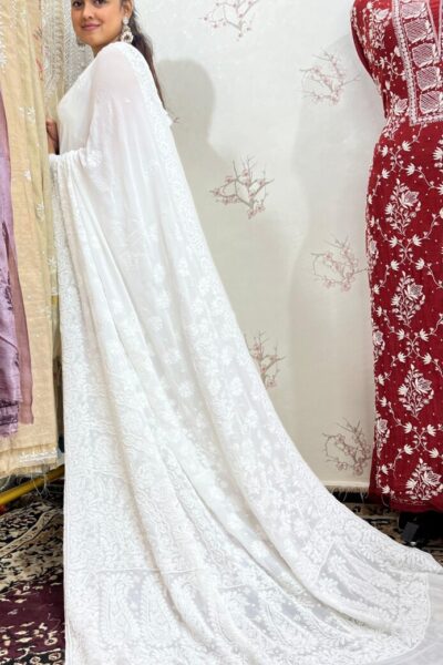 Velvyana | Lucknowi Chikankari Sarees, Anarkalis & Suit Pieces