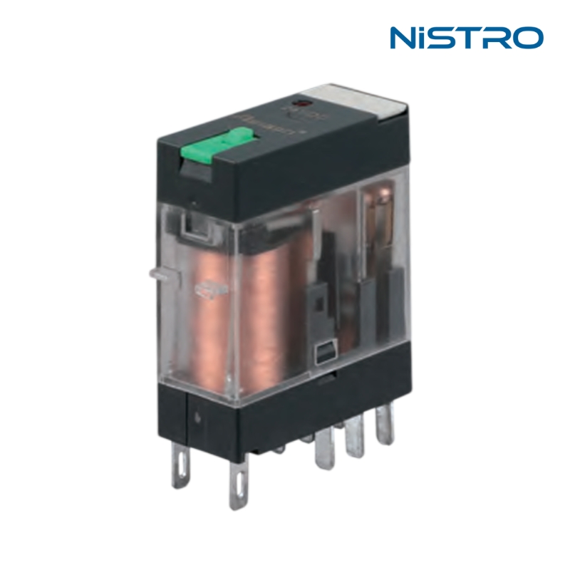 Rơ le trung gian N2S-D24 NiSTRO - Đèn LED - 8A - 24VDC