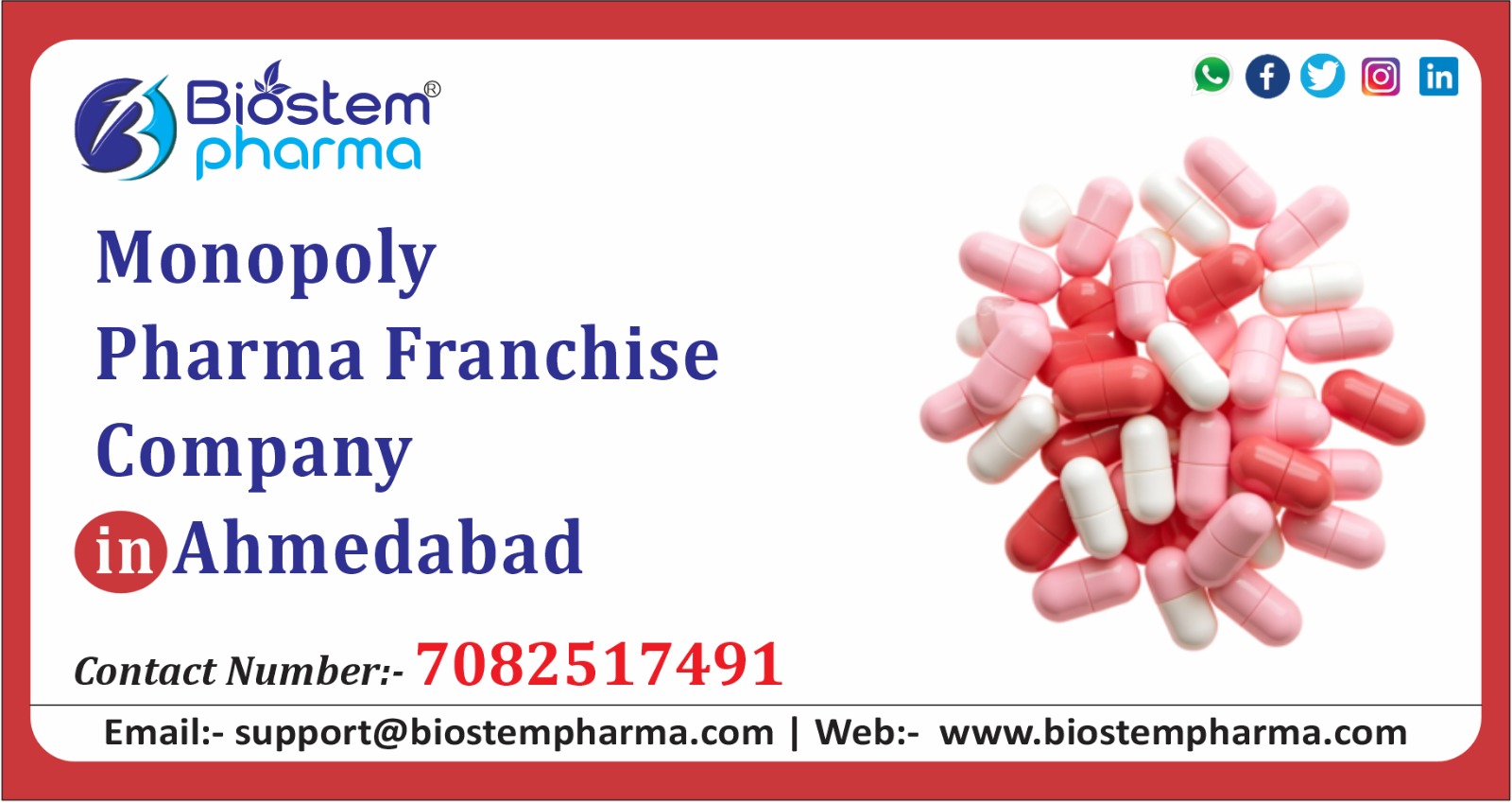 Monopoly Pharma Franchise Company in Ahmedabad