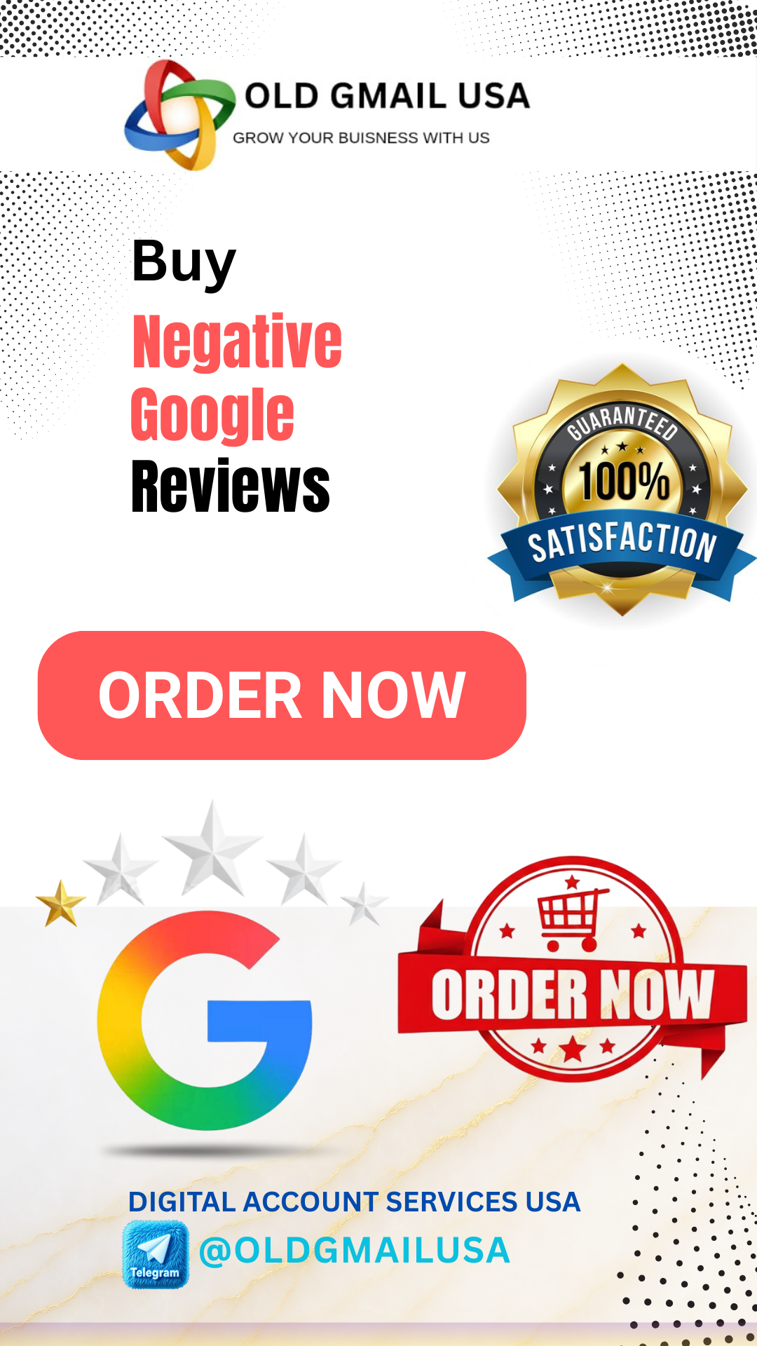 Buy Negative Google Reviews - Targeted Campaigns & Aged...