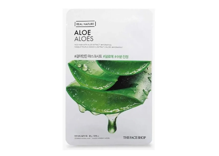 Mặt Nạ Nha Đam Real Nature Mask Aloe: Giải Pháp Làm Dịu Da Sau Nắng