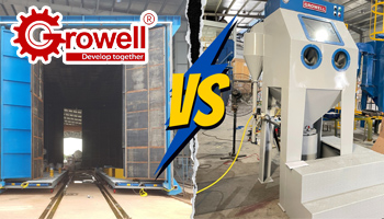 Buồng phun cát và tủ phun cát khác nhau như thế nào?