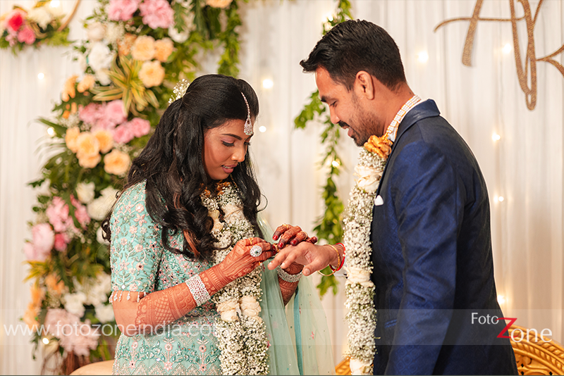 Anusha’s & Ram’s Engagement Photography at the Residency Towers - A Grand Celebration Captured by Foto Zone