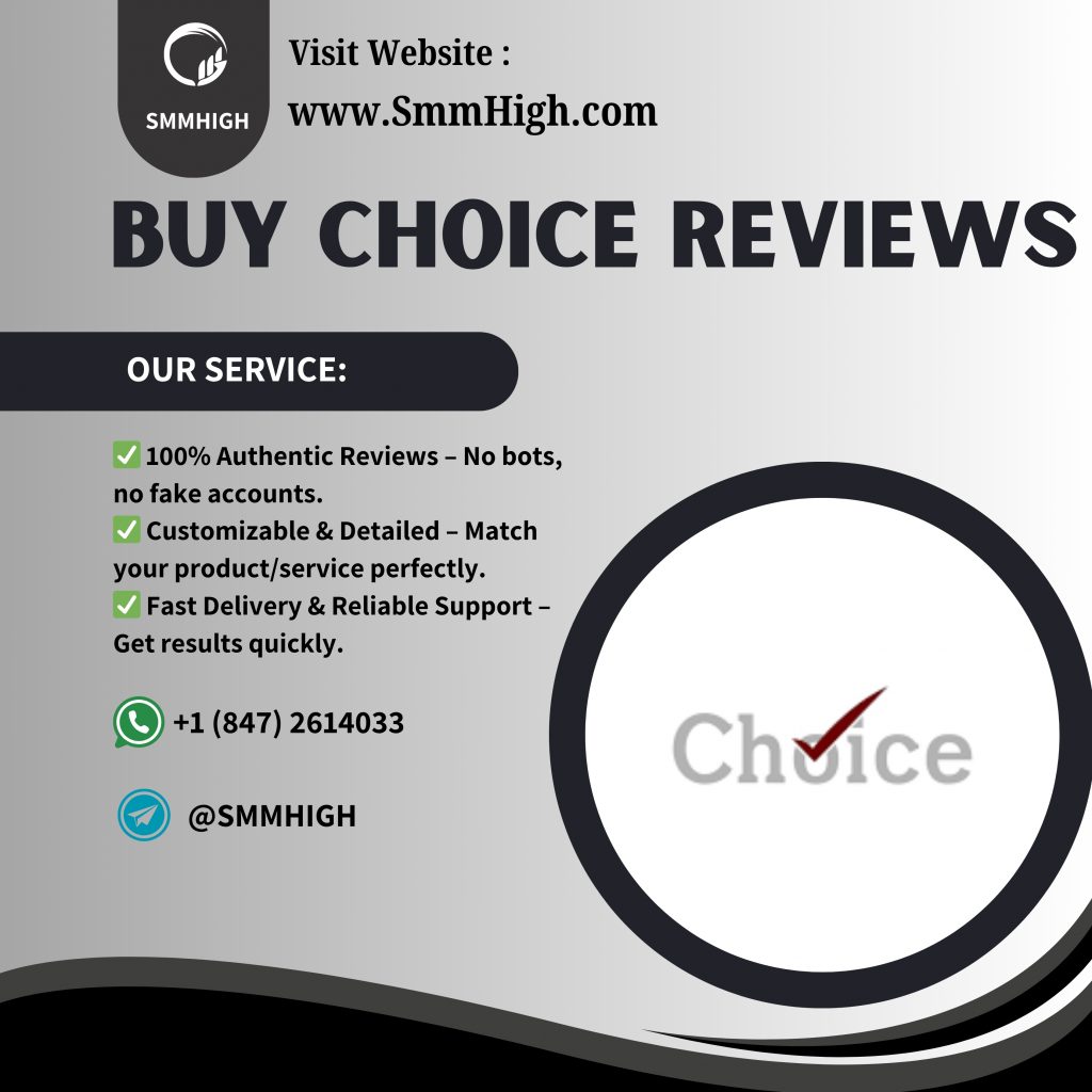 Buy Choice Reviews - SMM High
