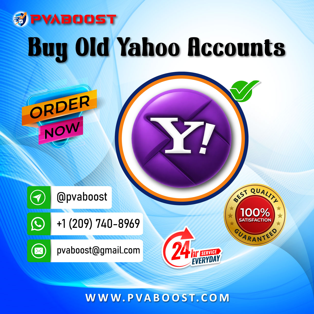 Buy Old Yahoo Accounts - PVA BOOST