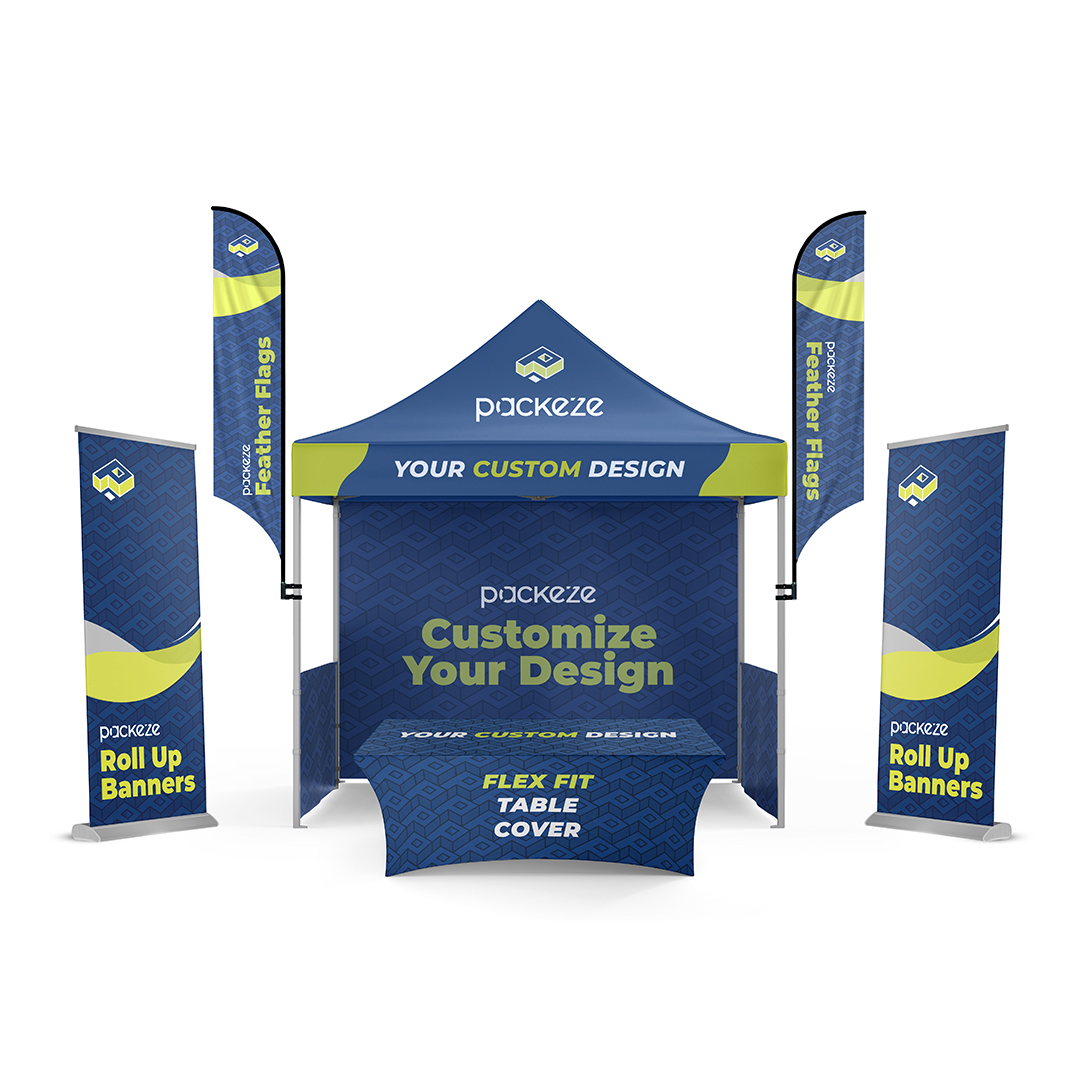 10x10 Trade Show Booth Package | Custom Displays | Packeze
