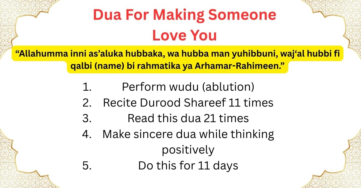 Dua For Making Someone Love You – Karma Align Muslim