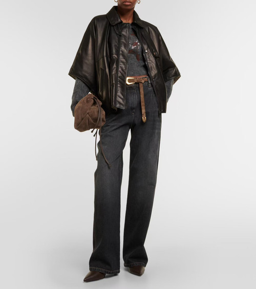 BRUNELLO CUCINELLI Leather overshirt - BVPRIVE