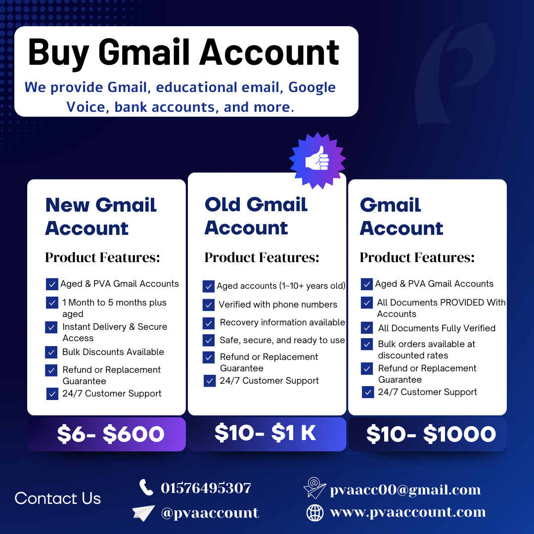 Buy Gmail Account Online | Essay &100% Safe Verified Account