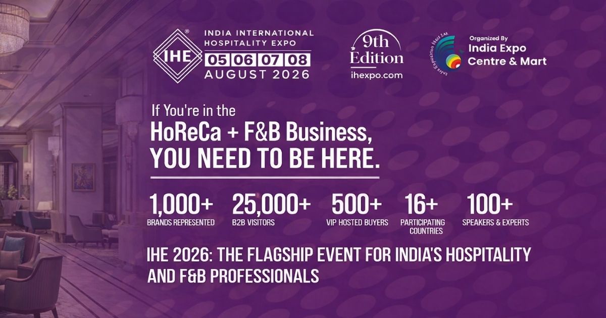 IHE 2026 | India International Hospitality Expo