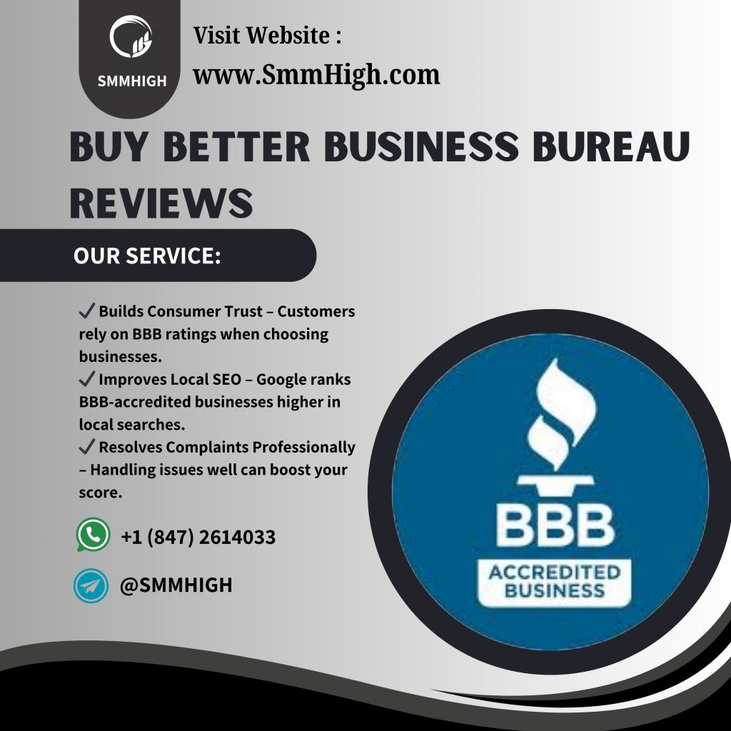 Buy Better Business Bureau Reviews - SMM High