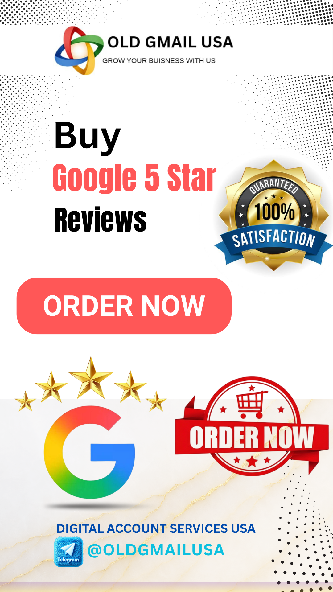 Buy Google 5 Star Reviews - 100% Targeted Campaigns & Aged