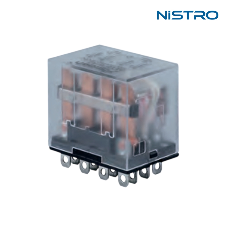 Rơ le trung gian N4L-D24 NiSTRO - Đèn LED - 10A - 24VDC