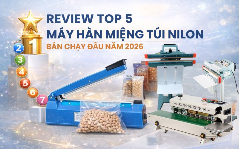 Review Top 5 Máy hàn miệng túi nilon bán chạy đầu năm...