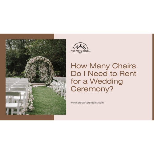 How Many Chairs Do I Need to Rent for a Wedding Ceremony